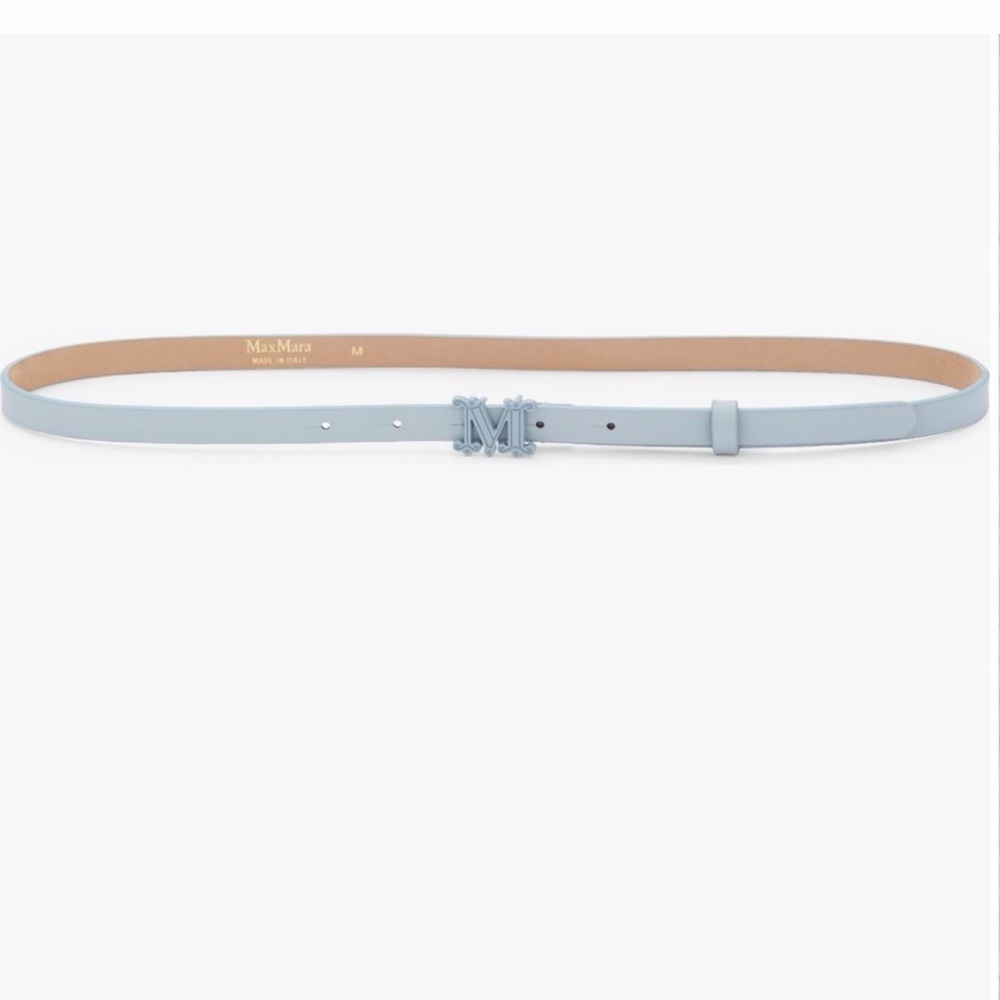 MaxMara Skinny Logo Belt